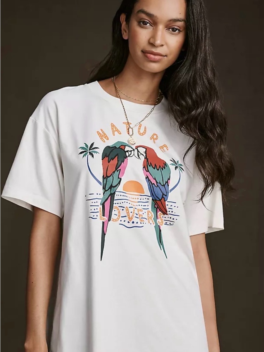 FARM Rio Nature Lovers Relaxed Fit Graphic Tee - Size Medium